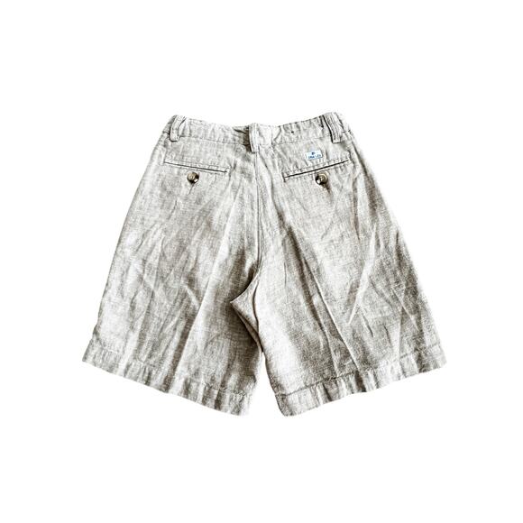 J. Bailey Boys Linen Blend Shorts Size 7 Tan Beige‎ Dressy Lightweight - Picture 2 of 5